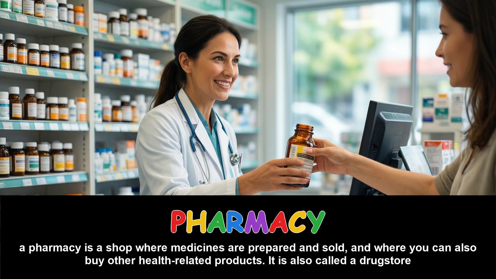 English Illustration for pharmacy